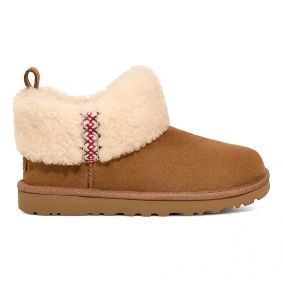 NWT Ugg Ultra Mini  Braided Boots - Picture 2 of 12